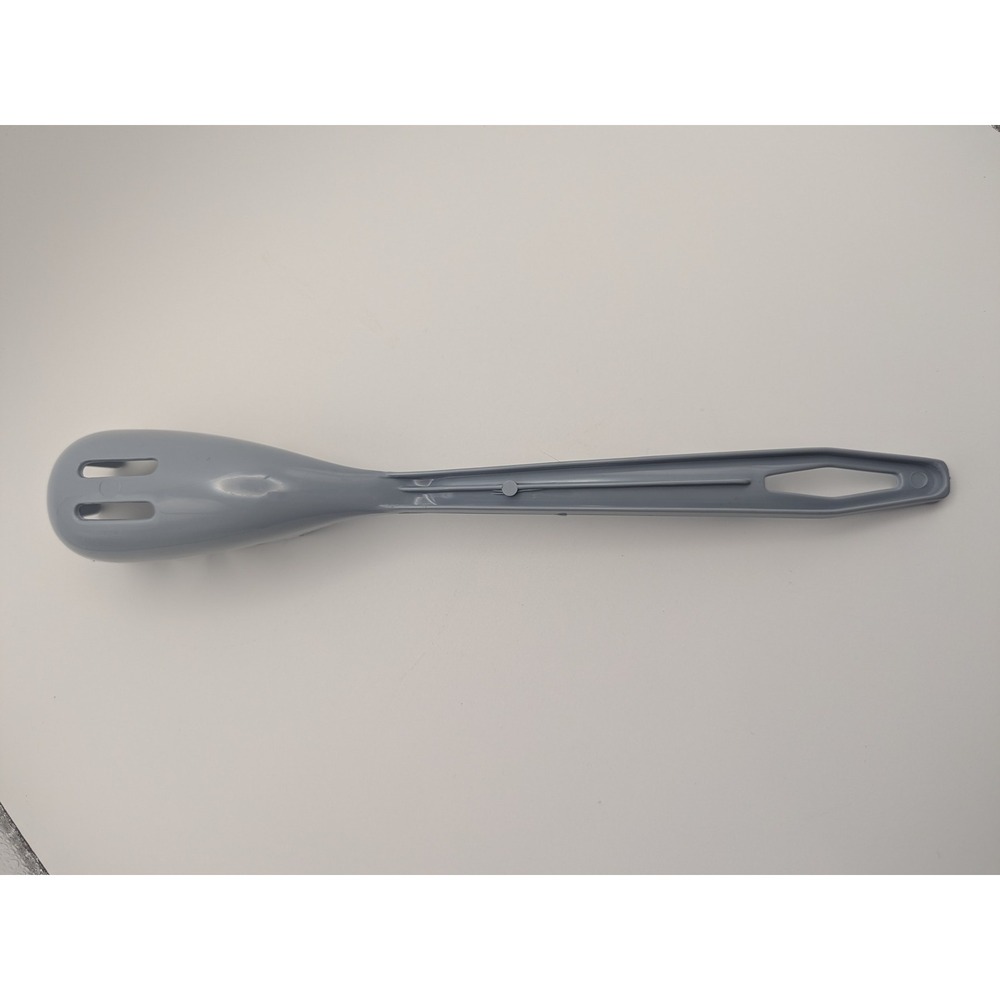 Vintage Gray Nylon Plastic Spaghetti Slotted Server Spoon Pasta Utensil Kitchen - Picture 6 of 8